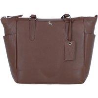 'Oxford' Elegant Real Leather Tote Bag