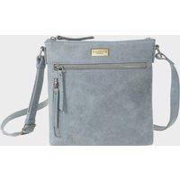 RUE' Distressed Real Leather Crossbody Bag