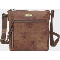 RUE' Distressed Real Leather Crossbody Bag