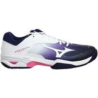 Mizuno Women's Lace-Up Multicolor Synthetic Trainers | Size: 6.5