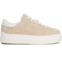 Dune London Women's 'Eden' Suede Trainers in Light Sand | Size: 8