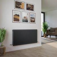 Agadon Kylo 3 Column Radiator in Dark Grey | Size: 1800mm x 560mm