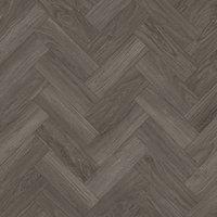 Vinyl Flooring UK HolPa Wood Effect Luxury Vinyl Tile-216 Planks-Covers 3.763sqm in Dark Grey