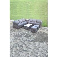 8 Seater Rattan Sofa Set With 2 Coffee Tables Set Conservatory Outdoor Furniture