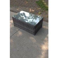Rattan Oblong Rectangular Tea Coffee Table