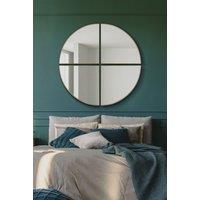 MirrorOutlet New Gold XL Circular Metal Wall Mirror 54 X 54 (140 x 140CM) | Size: 1 Pack