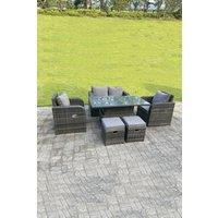 Rattan Outdoor Lifting Adjustable Dining Or Coffee Table Sets Love Sofa Reclining Chairs Footstools
