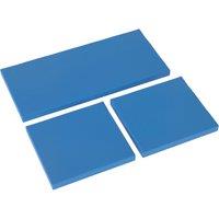OUTSUNNY 3PCs Rattan Garden Seat Cushions Pads for Patio Furniture Sky Blue in Light Blue