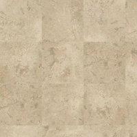 Vinyl Flooring UK Colonia Glue-Down Luxury Vinyl Tile, 2mm Thick LVT - Covers 3.34sqm in Stone