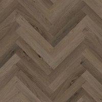 Vinyl Flooring UK Colonia Glue-Down Luxury Vinyl Tile, 2mm Thick LVT - Covers 3.34sqm in Chocolate
