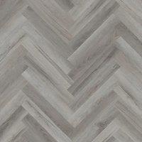 Vinyl Flooring UK Colonia Glue-Down Luxury Vinyl Tile, 2mm Thick LVT - Covers 3.34sqm in Mid Grey