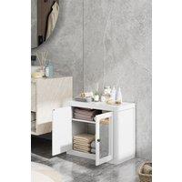 Wall-Mounted Bathroom Double-Door Mirror Cabinet