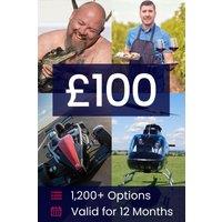 Activity Superstore &pound;100 Experience Day Super-Voucher in Gold