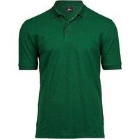 TEE JAYS Men's Luxury Stretch Pique Polo Shirt in Green | Size: 2XL