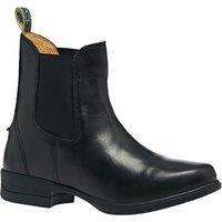 Moretta Women's Lucilla Leather Jodhpur Boots in Black | Size: 6