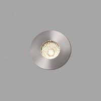 Netlighting Grund LED Medium Outdoor In Ground Recessed Spotlight Matt Nickel IP67 in Grey