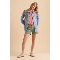 Patchwork Denim Shirt