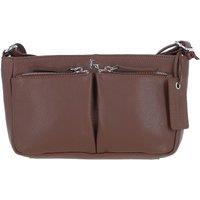 Ashwood Leather Women's 'Iverness' Real Leather Crossbody Bag in Light Brown