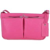 Ashwood Leather Women's 'Iverness' Real Leather Crossbody Bag in Pink