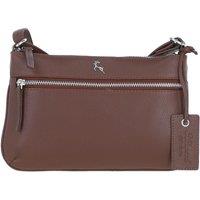 'Swansea' Real Leather Crossbody Bag