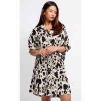 Little Mistress Women's Animal Print Shirt Dress | Size: Large/XL