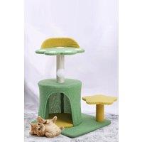 Cat Tree with Sisal Scratching Post and Hanging Ball Toy