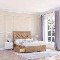 Montana Naples Bed Set With 4 Drawers, Mattress & 26" Headboard