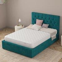 Catherine Lansfield Cloud Embrace Spring Foam Hybrid Mattress in White | Size: King