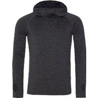 AWDis Men's Just Cool Cowl Neck Long Sleeve Baselayer Top in True Black | Size: XL