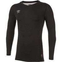 Umbro Men's Elite V Neck Base Layer Top in Black | Size: Small