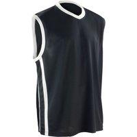 Spiro Men's Basketball Top in Black | Size: 3XL