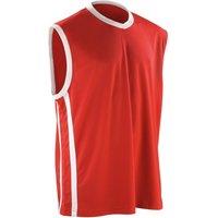 Spiro Men's Basketball Top in Red | Size: 4XL