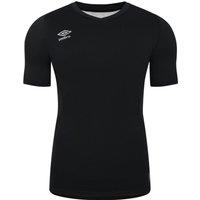 Umbro Men's Elite V Neck Base Layer Top in Black | Size: Medium