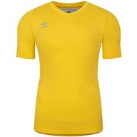 Umbro Men's Elite V Neck Base Layer Top in Yellow | Size: XL