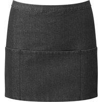Premier Women's Colours 3 Pocket Apron Workwear in True Black