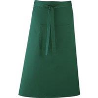 Premier Colours Bar Apron Workwear (Long Continental Style) in Bottle Green