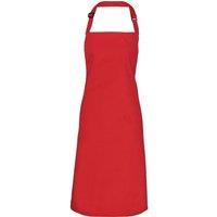 Premier Colours Bib Apron Workwear Pack of 2 in Coral