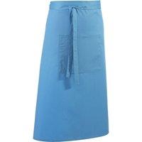 Premier Colours Bar Apron Workwear (Long Continental Style) Pack of 2 in Turquoise
