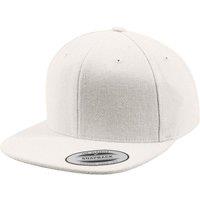 Flexfit by Yupoong Melton Wool Snapback Cap in White