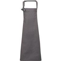 Premier Calibre Heavy Cotton Canvas Bib Apron Pack of 2 in Dark Grey