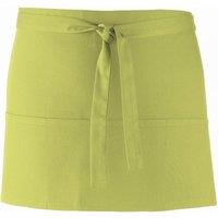 Premier Colours 3 Pocket Apron Workwear Pack of 2 in Lime