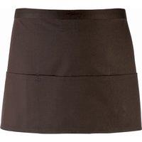 Premier Colours 3 Pocket Apron Workwear Pack of 2 in Brown