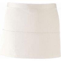 Premier Colours 3 Pocket Apron Workwear Pack of 2 in White