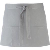 Premier Colours 3 Pocket Apron Workwear Pack of 2 in Silver