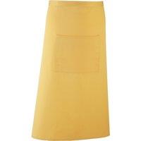 Premier Colours Bar Apron Workwear (Long Continental Style) in Yellow