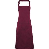 Premier Colours Bib Apron Workwear Pack of 2 in Aubergine