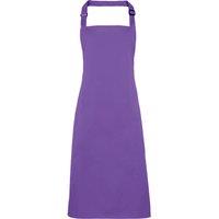 Premier Colours Bib Apron Workwear Pack of 2 in Violet