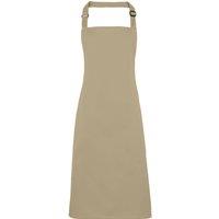 Premier Colours Bib Apron Workwear Pack of 2 in Khaki