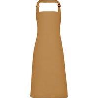 Premier Colours Bib Apron Workwear Pack of 2 in Camel