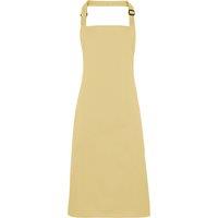 Premier Colours Bib Apron Workwear Pack of 2 in Lemon